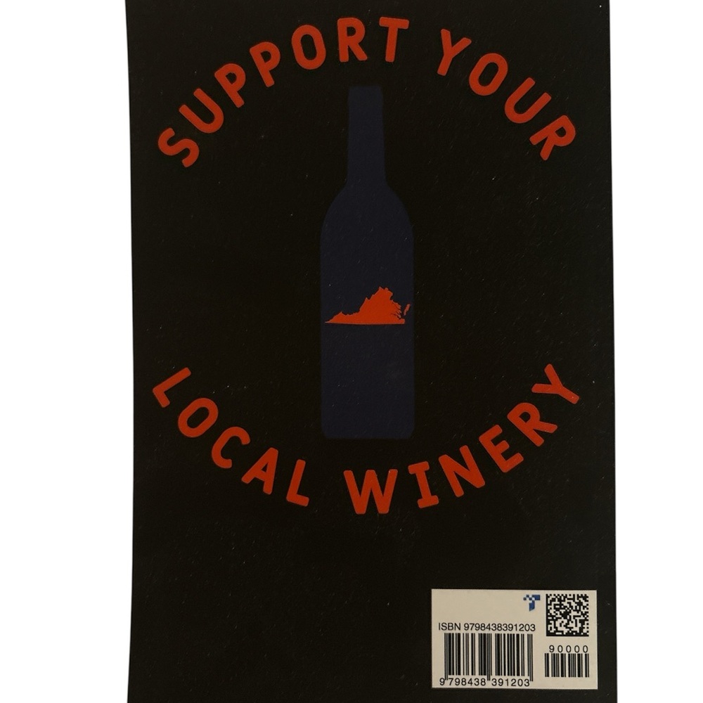 Johnny Drinker’s Virginia Wine Journal with Cork Design - Picture 2 of 6